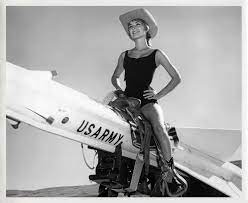 History In Orbit - Sharon Tate Astride a Nike Missile, For Stars and  Stripes, 1960 | Facebook
